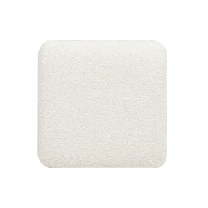 Lucia - Backless Upholstered Counter Stool With Frame - Ivory White