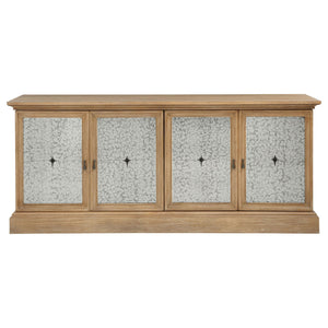 Brockway 4-door Dining Sideboard Buffet Cabinet Barley Brown