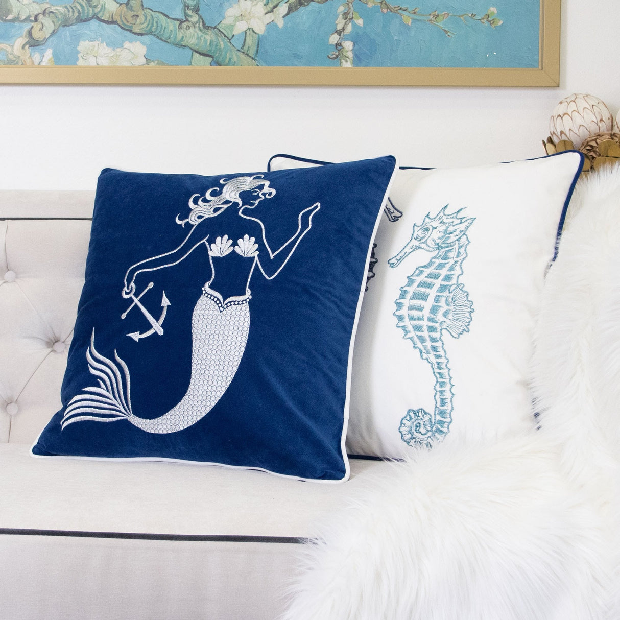 Liz Mermaid Set of 2 Pillowcases