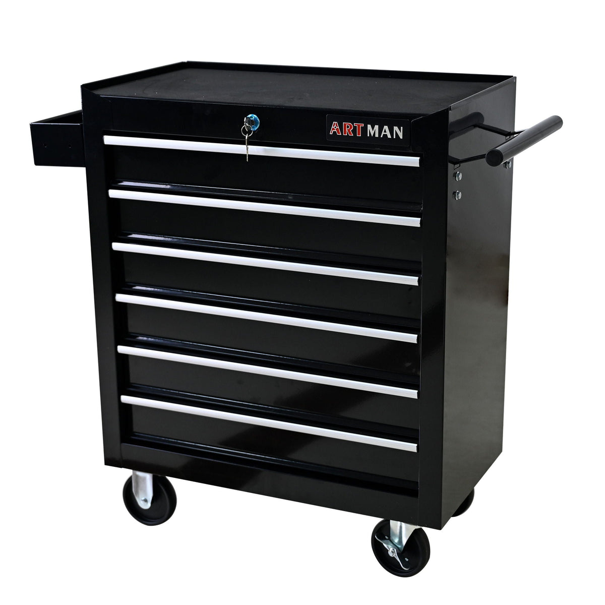 Multifunctional Tool Cart With Wheels And Drawers