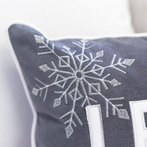 Nneka Let It Snow Lumbar Pillow