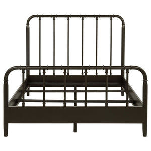 Rocco All Wood Water Pipe Open Frame Full Bed Dark Bronze
