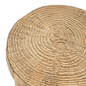 MGO Wood Grain Side Table - Natural