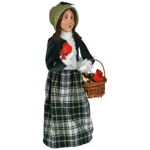 Cardinal Family Carolers - Woman