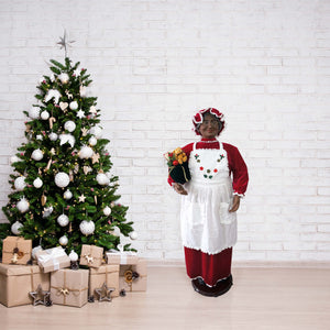 58-in.-Dancing-African-American-Mrs.-Claus-Animatronic-with-Apron-and-Gift-Sack-Christmas-Decor