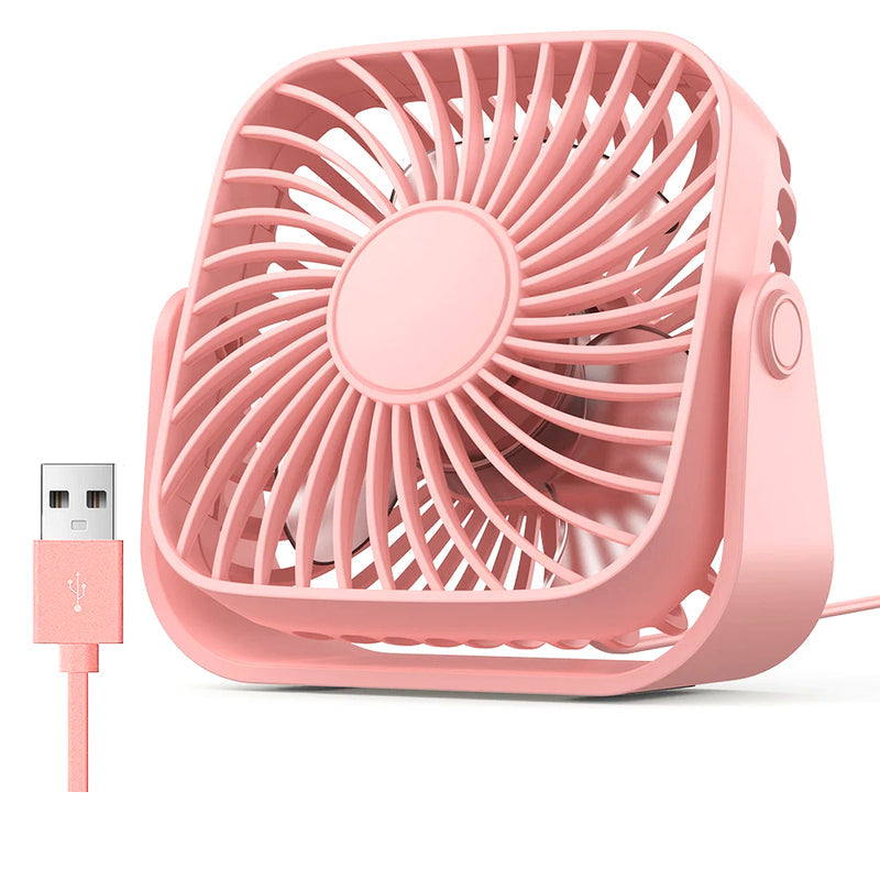 USB Powered Handheld Fan 5V Plug-In Portable Cooling Fan