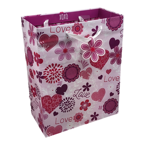 Pink Heart Love Gift Bag