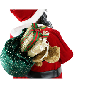 58-in. Dancing African American Santa Animatronic