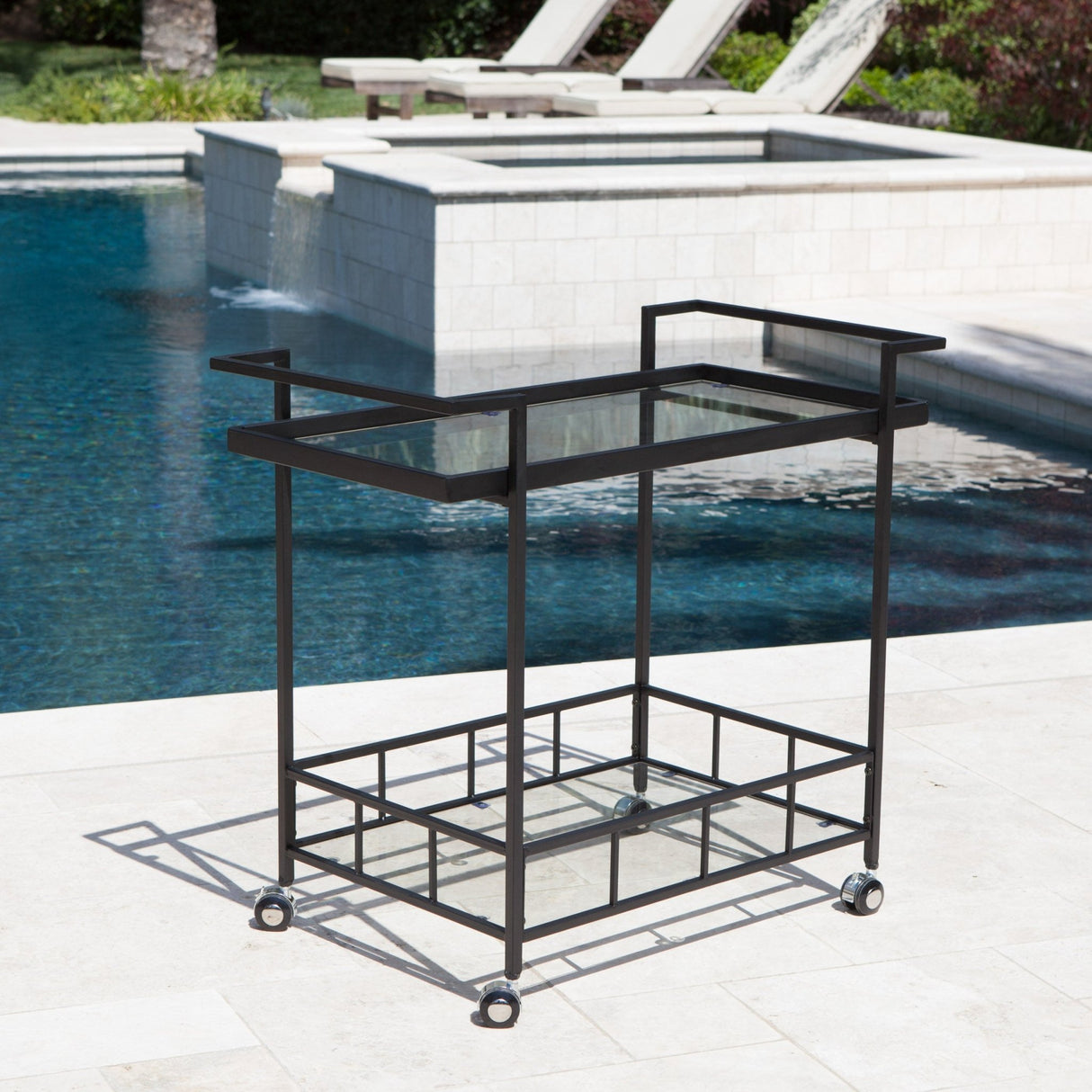 Faustas bar cart - Tuesday Morning - Carts & Islands