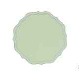 ORCHID LIGHT GREEN SQUARE FAUX LEATHER PLACEMAT