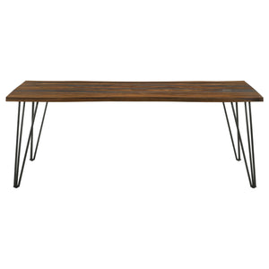 Neve - Sheesham Live Edge Dining Table - Gray
