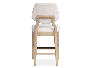 Sunset Cove - Counter Chair With Upholstered Seat and Back (Set of 2) - Sanibel Brown