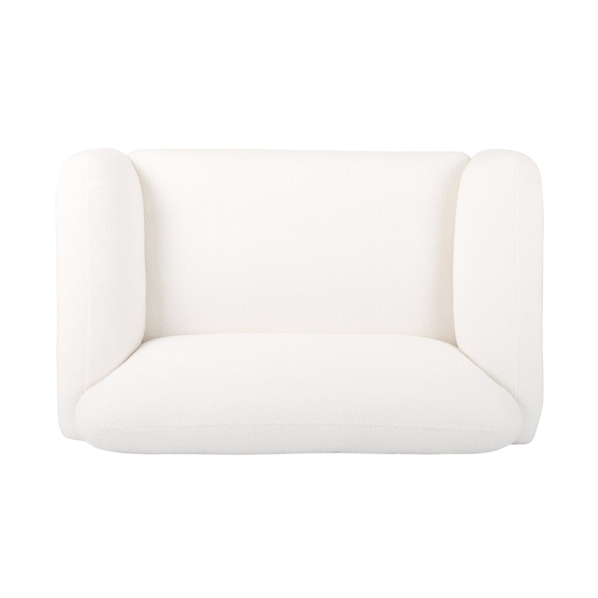 Bouclé Fabric Loveseat Sofa - 50 Inch