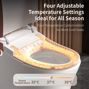Smart Toilet Bidet with Auto Open Close