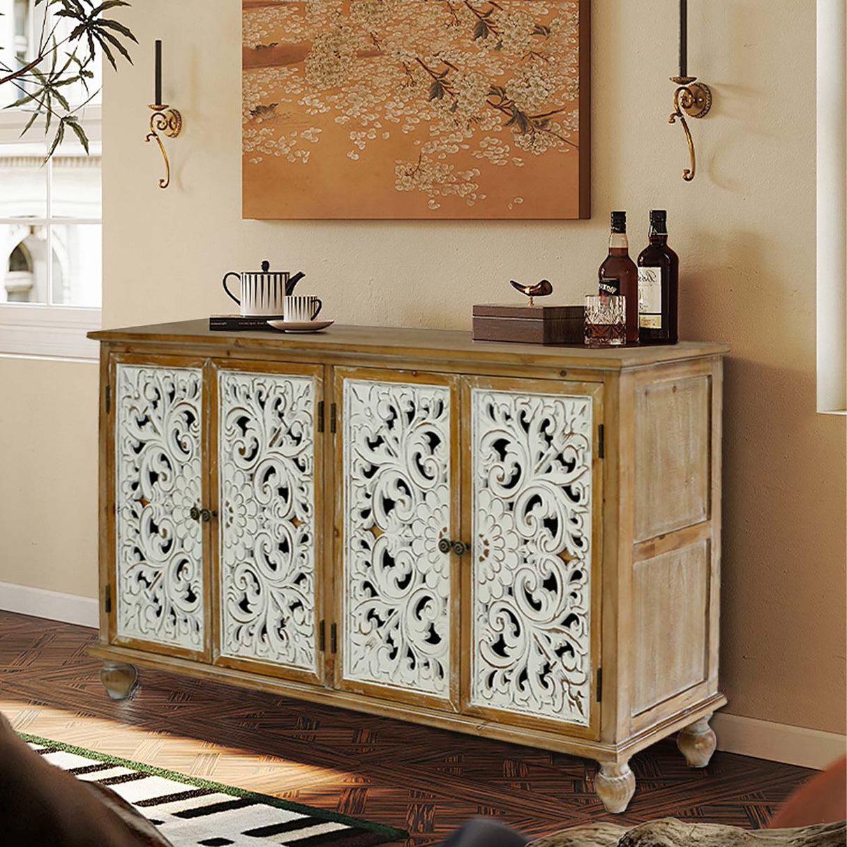 Accent Cabinet with 4 Doors