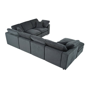 U_Style 120.8" Extra Large Modular Sectional Sofa