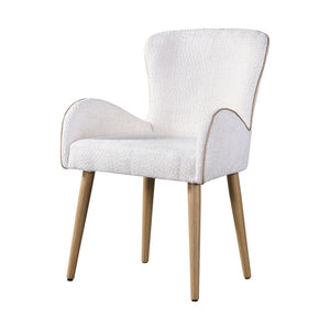 Qwin Boucle Side Chair (Set of 2) - Beige