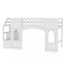 Loft Bed With Storage Staircase And Windows