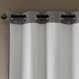Ogee knitted jacquard total blackout curtain panel (only 1 pc panel)