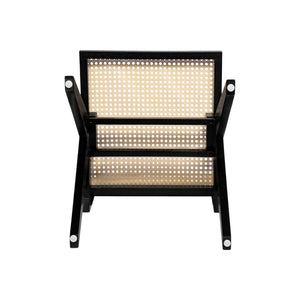 Chandigarh Dining Room Chairs with Natural Rattan (Set of 2)
