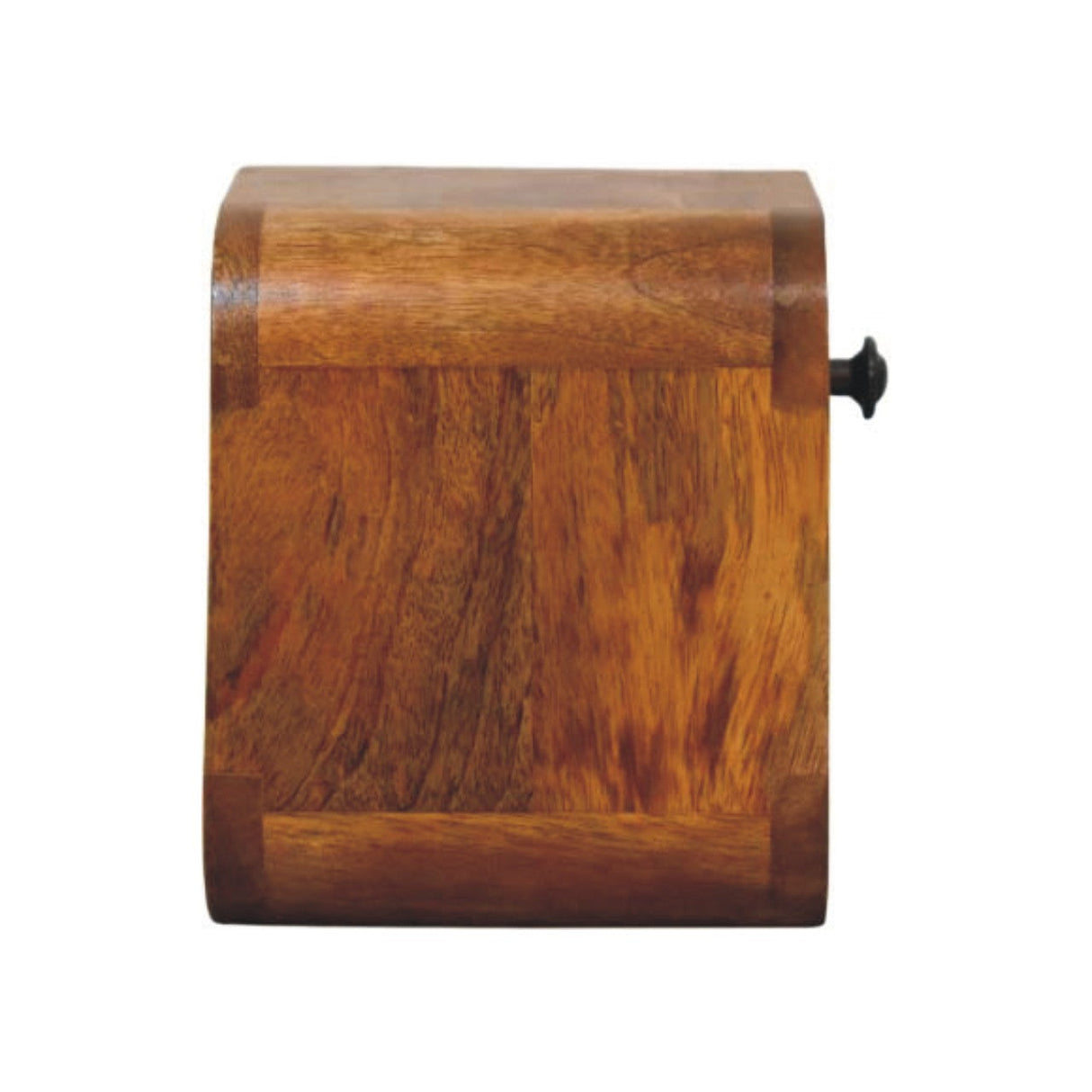 Solid Wood Curved Wall Mounted Bedside Table