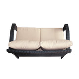 The Superior Comfort All-Weather Wicker Loveseat by Christopher Knight Home