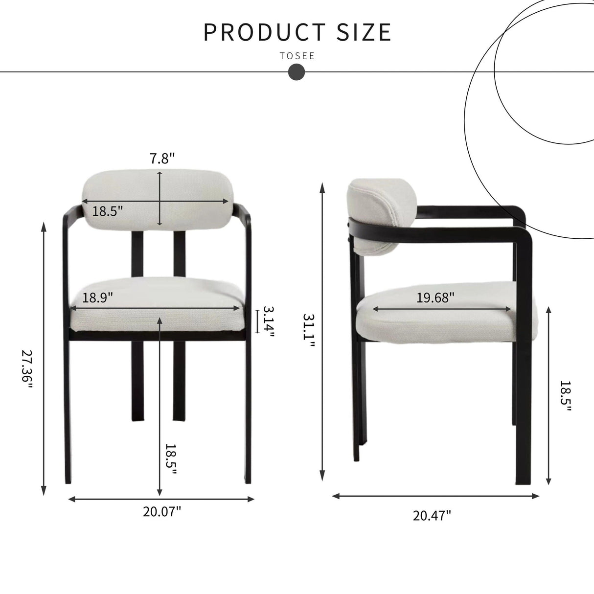 Dining Arm Chairs (Set of 2)
