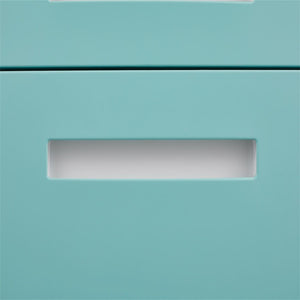 3 Drawer Mobile File Cabinet Under Desk Office, Simple Style Versatile Storage Cabinet For Legal / Letter / A4 Files, 5 Wheel Design Anti-Tilting Cold Rolled Steel Waterproof Moisture-Proof
