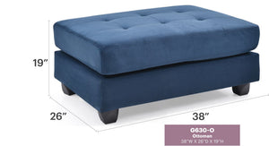Chic Contemporary Ottoman