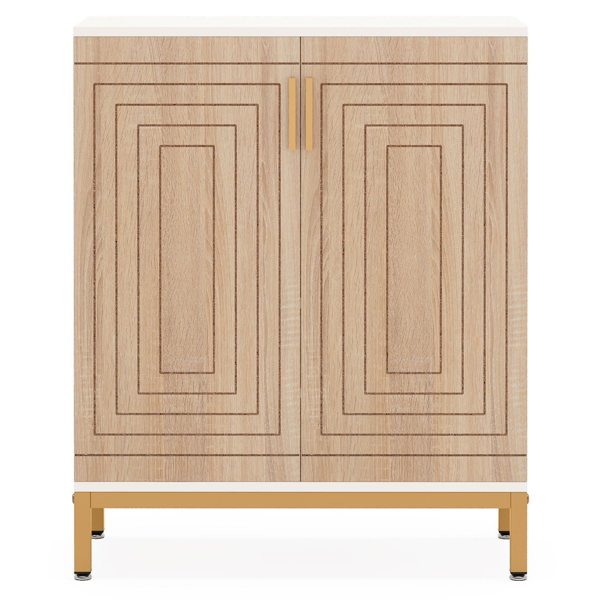Shoe Cabinet With Doors, 5-Tier Shoe Storage Organizer
