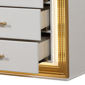 Obsession - 5 Drawer Chest - White