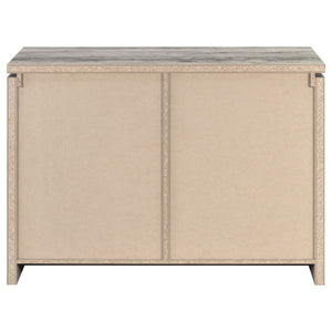 Enoch 2-door Engineered Wood Accent Cabinet Grey Driftwood