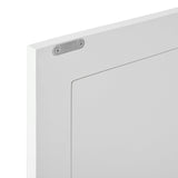 Furniture Style Cat Cabinet Cream White Cat Litter Box