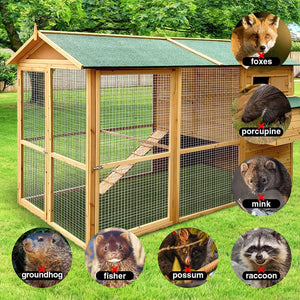 Galvanized Hardware Cloth, Wire Fence Roll For Gardening And Animal Protection - Silver