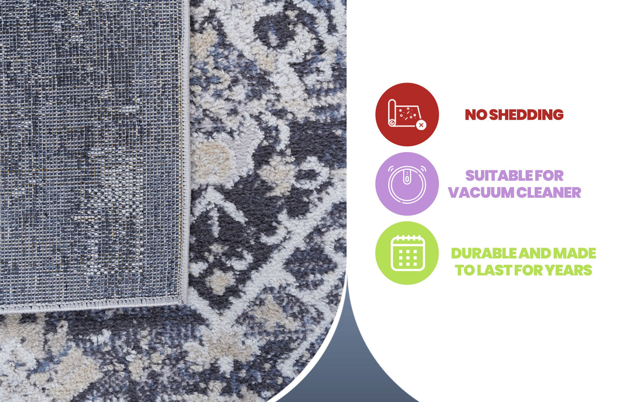 NAAR PAYAS Traditional Non-Shedding and Stain Resistant Area Rug