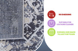 NAAR PAYAS Traditional Non-Shedding and Stain Resistant Area Rug