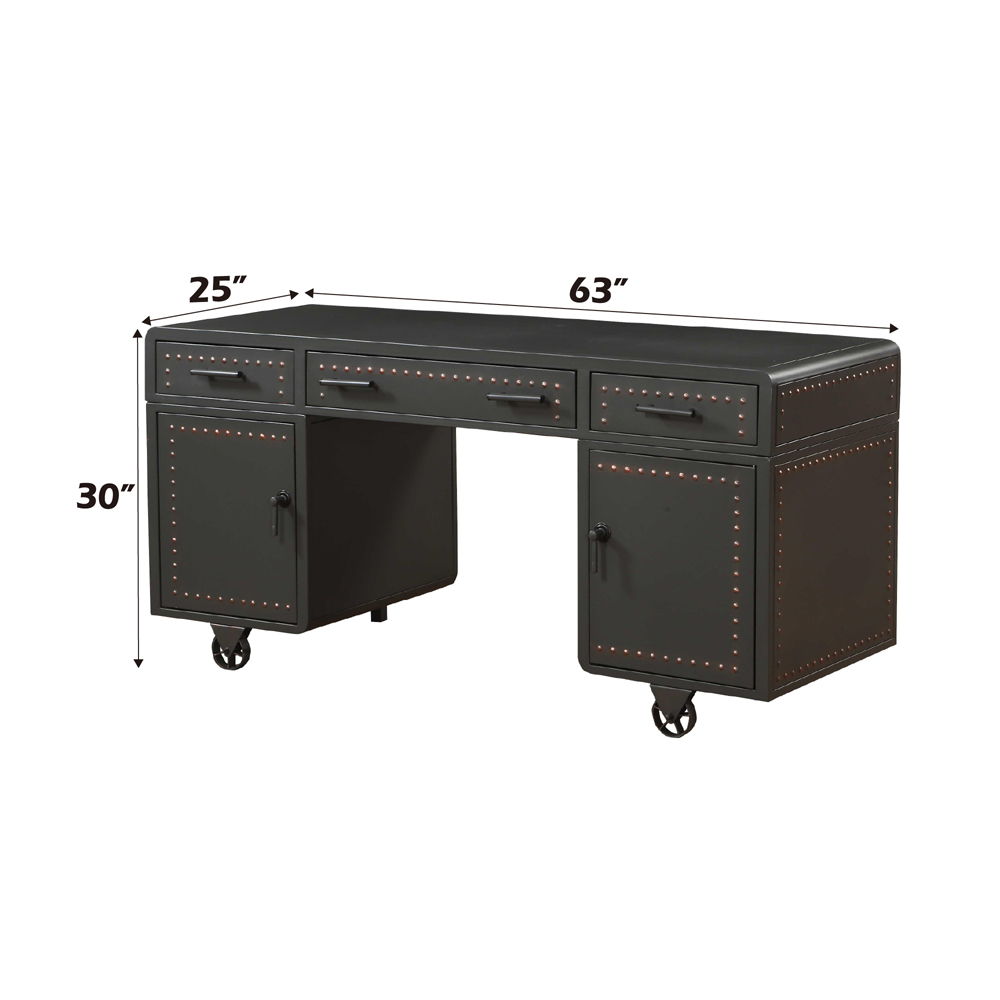 Actaki - Executive Writing Desk - Sandy Gray