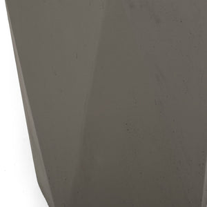 Side Table With Geometric Design
