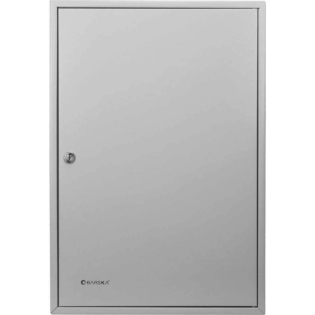 Adjustable Key Cabinet with Lock - Multiple Sizes, Gray or Black