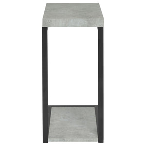 Snack Table With Industrial Base