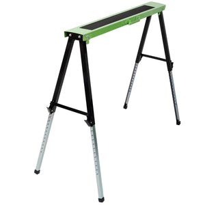 2-Pack Adjustable Saw Horse, Folding Portable Work Horse