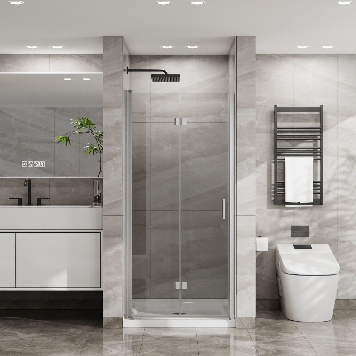 Goodyo - Frameless Glass Shower Door Bifold