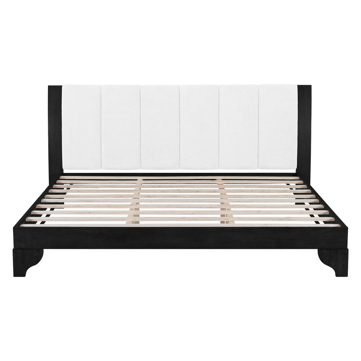 King Size Bed Frame Black and White
