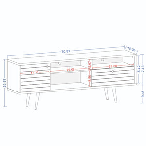 Liberty - TV Stand With 3 Open Shelves