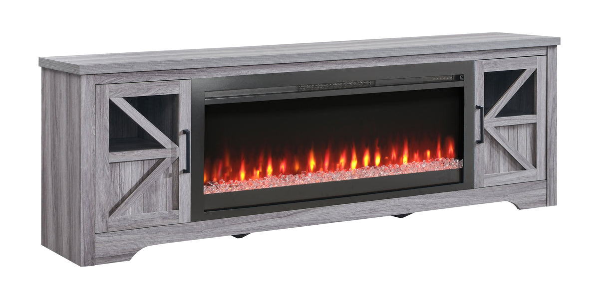 75" Fireplace TV Stand for TVs up to 80"