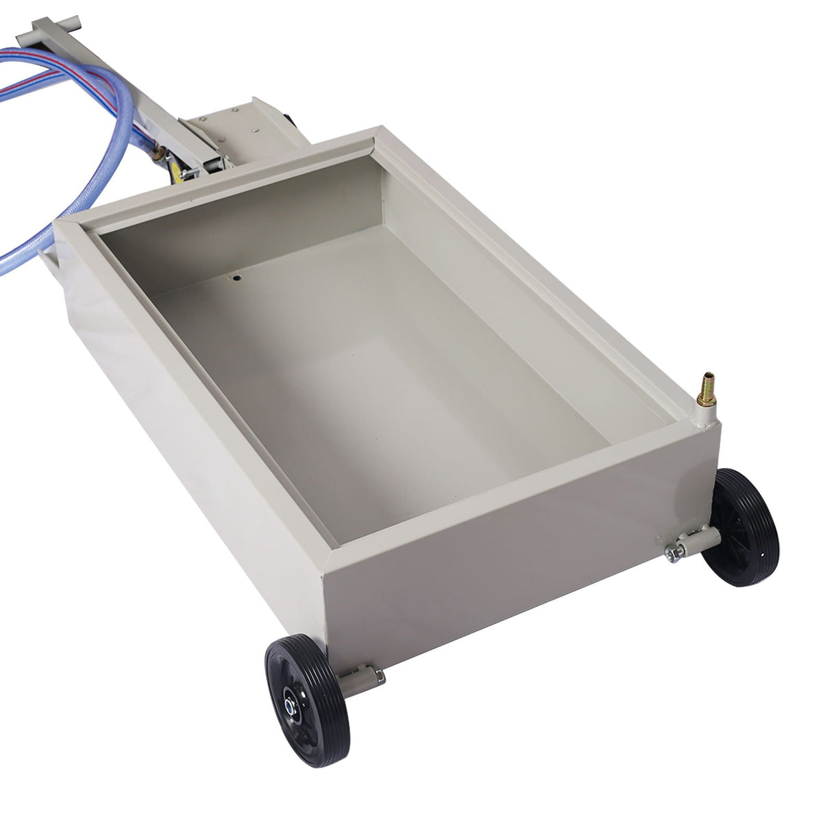 High Impact Polypropylene 20 Gallon Low Profile Oil Drain With Pump Steel - Gray