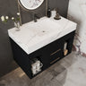 29.9" Modern Floating Bathroom Vanity with Sintered Stone Top