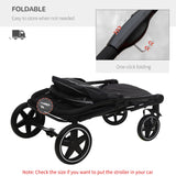 PawHut Foldable Doggy Stroller for Medium and Large Dogs and Cats