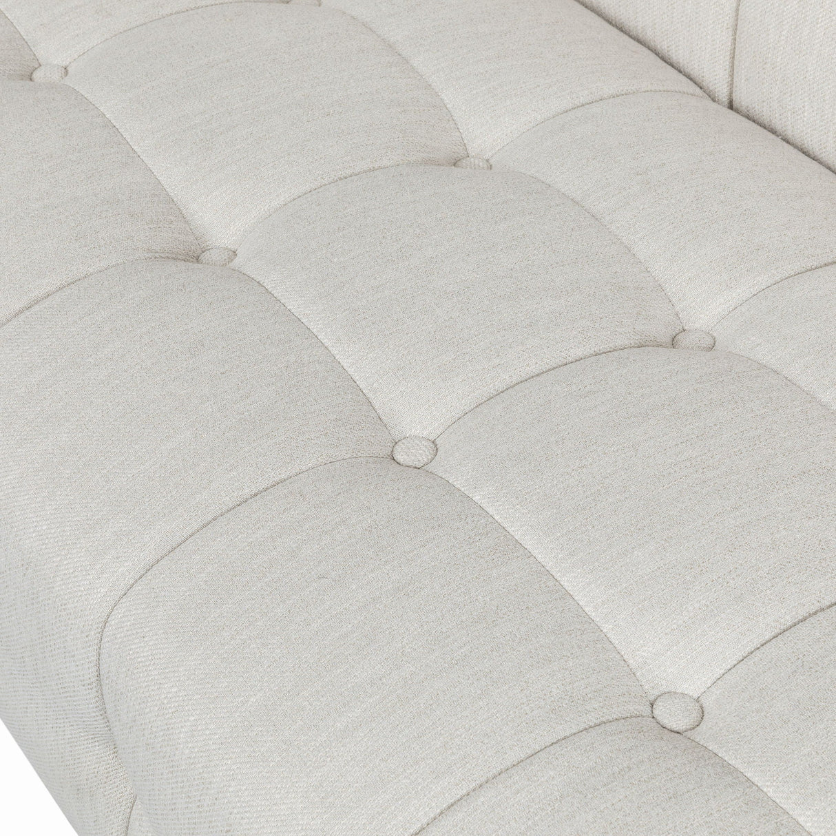 Contemporary Mid-Century Charm 3 Seater Sofa With Button Tufted Waffle Stitching