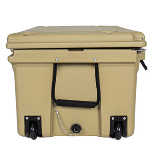 110 Quart Khaki Rotomolded Insulated Ice Chest